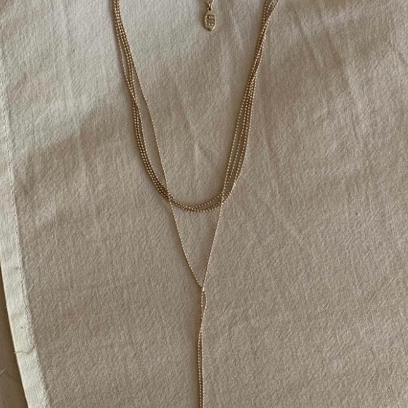 Gold Choker Necklace - Picture 2 of 3